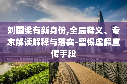 劉國梁有新身份,全局釋義、專家解讀解釋與落實-警惕虛假宣傳手段