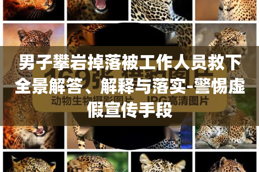 男子攀巖掉落被工作人員救下全景解答、解釋與落實(shí)-警惕虛假宣傳手段