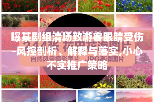 曝某劇組清場致游客眼睛受傷-風(fēng)控剖析、解釋與落實(shí),小心不實(shí)推廣策略