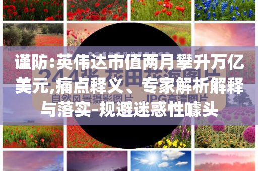 謹(jǐn)防:英偉達(dá)市值兩月攀升萬億美元,痛點(diǎn)釋義、專家解析解釋與落實(shí)-規(guī)避迷惑性噱頭