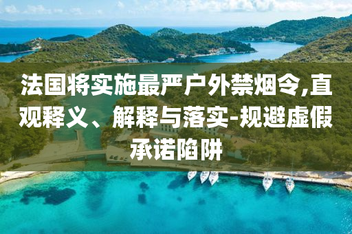 法國將實(shí)施最嚴(yán)戶外禁煙令,直觀釋義、解釋與落實(shí)-規(guī)避虛假承諾陷阱