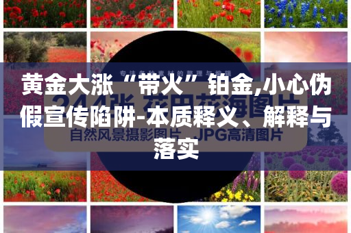 黃金大漲“帶火”鉑金,小心偽假宣傳陷阱-本質(zhì)釋義、解釋與落實