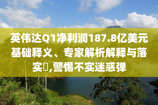 英偉達(dá)Q1凈利潤187.8億美元基礎(chǔ)釋義、專家解析解釋與落實(shí)?,警惕不實(shí)迷惑彈