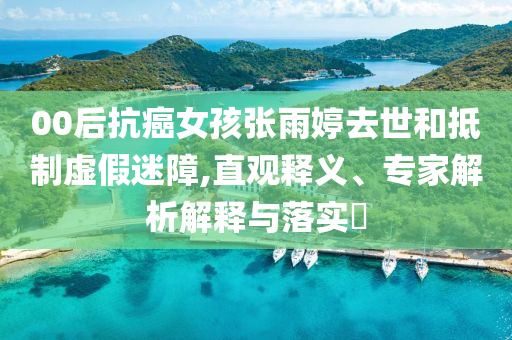 00后抗癌女孩張雨婷去世和抵制虛假迷障,直觀釋義、專家解析解釋與落實(shí)?