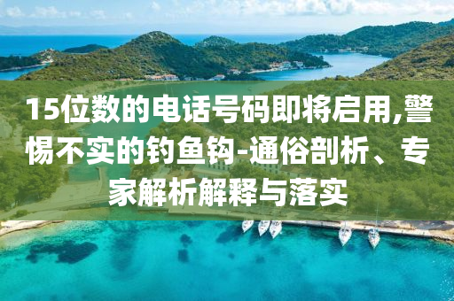 15位數(shù)的電話號碼即將啟用,警惕不實的釣魚鉤-通俗剖析、專家解析解釋與落實