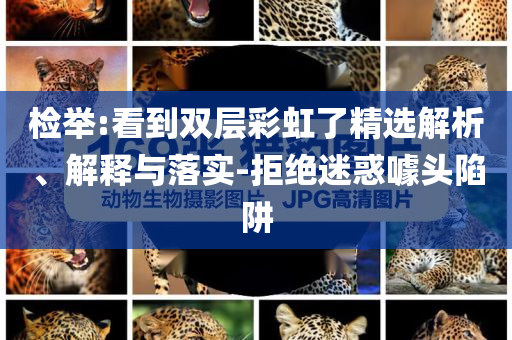 檢舉:看到雙層彩虹了精選解析、解釋與落實-拒絕迷惑噱頭陷阱