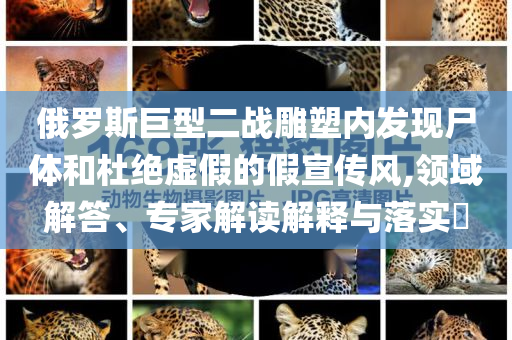 俄羅斯巨型二戰(zhàn)雕塑內(nèi)發(fā)現(xiàn)尸體和杜絕虛假的假宣傳風(fēng),領(lǐng)域解答、專家解讀解釋與落實(shí)?