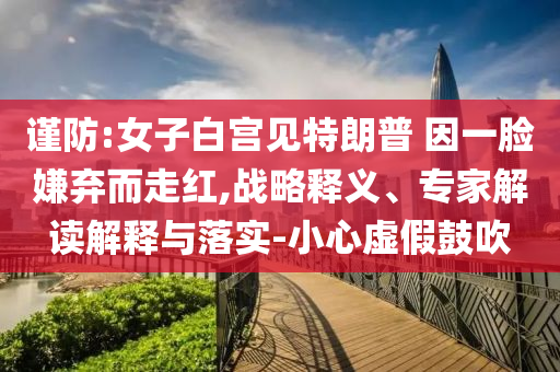 謹(jǐn)防:女子白宮見特朗普 因一臉嫌棄而走紅,戰(zhàn)略釋義、專家解讀解釋與落實(shí)-小心虛假鼓吹