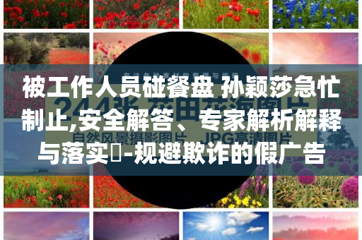 被工作人員碰餐盤 孫穎莎急忙制止,安全解答、專家解析解釋與落實?-規(guī)避欺詐的假廣告