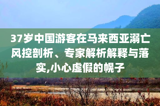37歲中國游客在馬來西亞溺亡風(fēng)控剖析、專家解析解釋與落實(shí),小心虛假的幌子